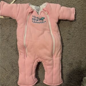 Baby Merlin's Magic Sleepsuit Pink Pajamas